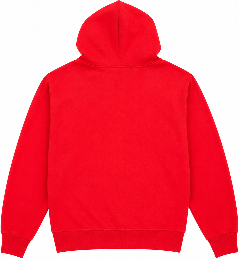 Corteiz Alcatraz Hoodie Red & Black – Fairfax Streetwear