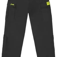 Corteiz Cargo Pants Black & Yellow