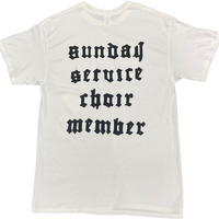 Kanye West 'Sunday Service Choir Member' white tee