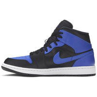 Jordan 1 Mid Hyper Royal Tumbled Leather