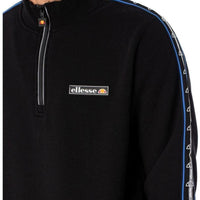 Ellesse Chimenco 1/2 Zip Track Jacket, Black