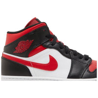Jordan 1 Mid White Black Red (2022)