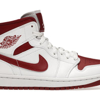 Jordan 1 Mid White Pomegranate (Women's)