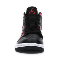 Jordan 1 Mid Black Siren Red (Women's)