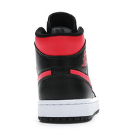 Jordan 1 Mid Black Siren Red (Women's)
