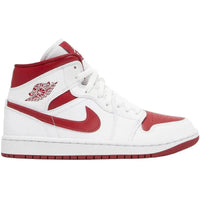Women's Air Jordan 1 Mid White Pomegranate