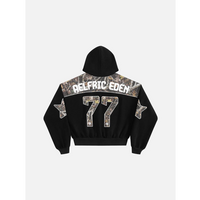 Aelfric Eden Boxy CAMO Panel Pullover Hoodie