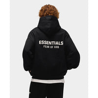 Fear of God Essentials Fleece Hoodie (FW24) Black