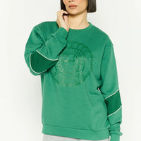 Ellesse Women Sportswear Fit Long Sleeve Outdoor Sweatshirt, Green