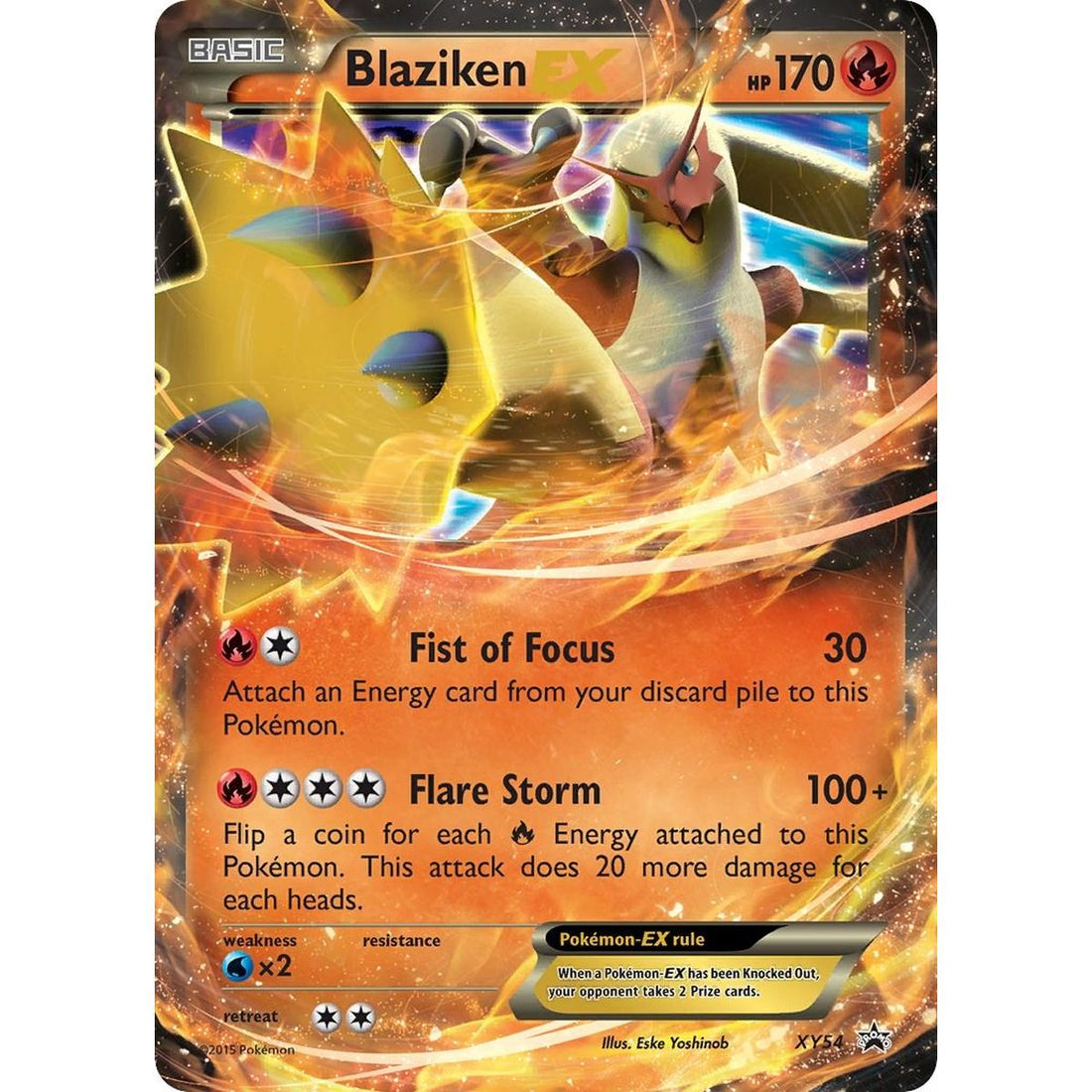 Blaziken EX - XY54