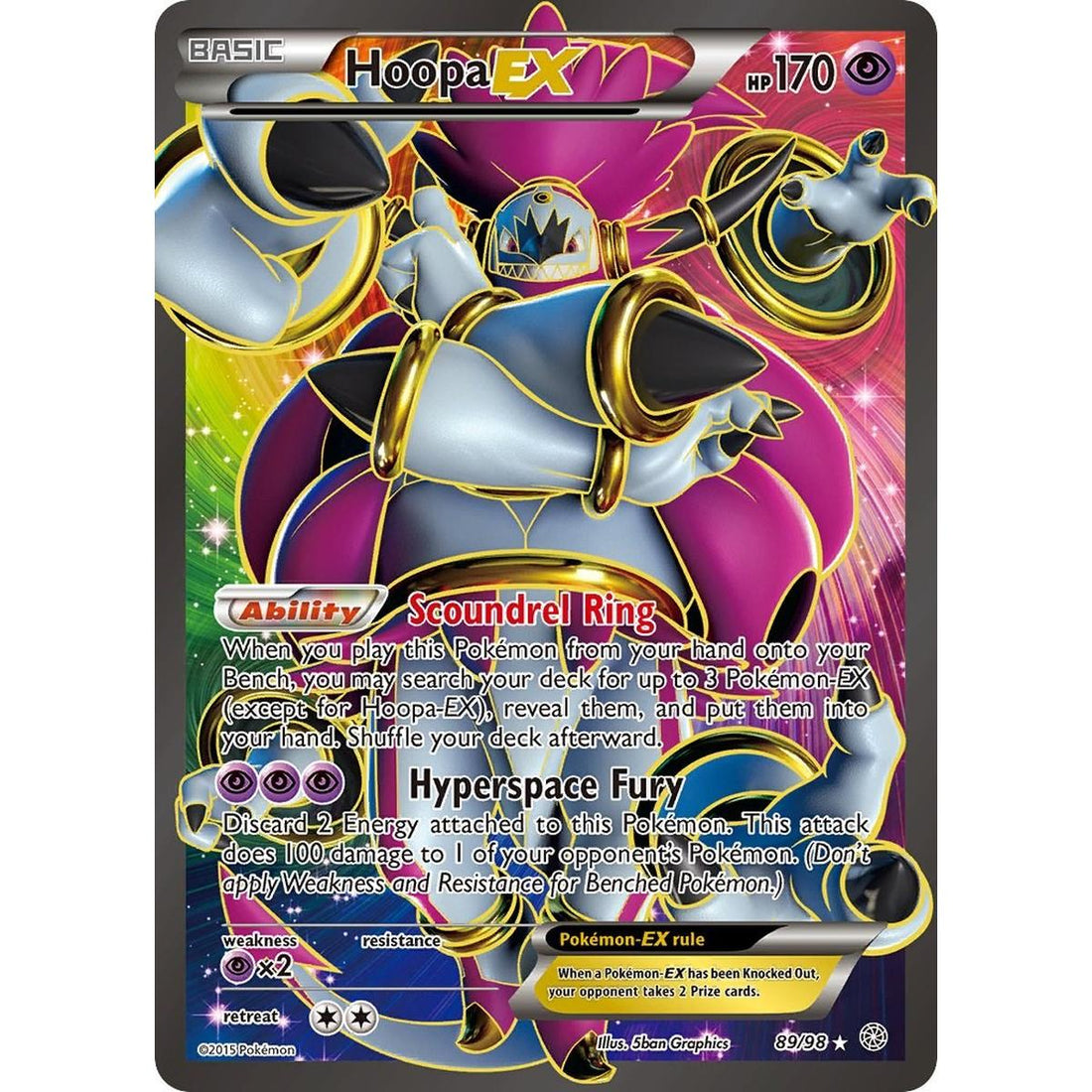 Hoopa EX (89 Full Art)