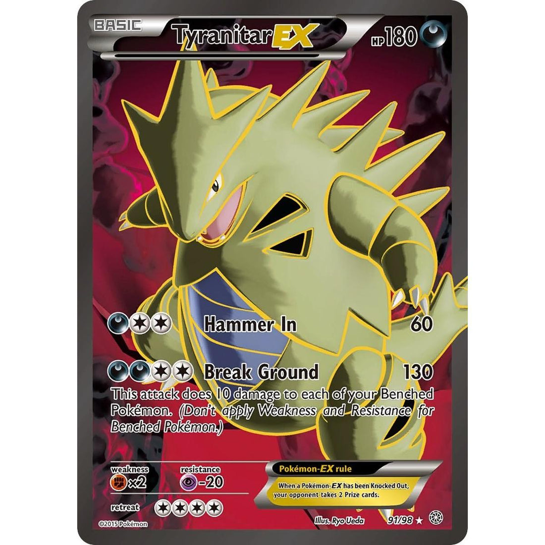 Tyranitar EX (91 Full Art)