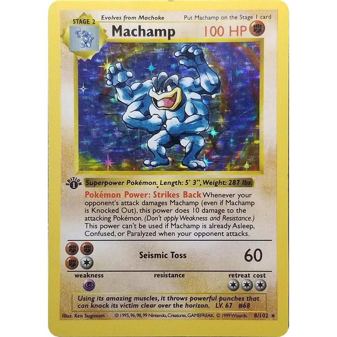 Machamp - 8/102 (Base Set Shadowless)