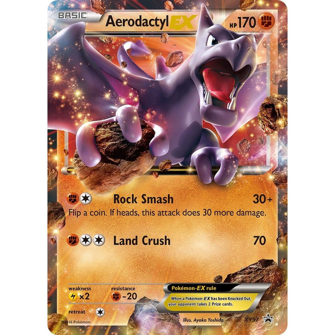 Aerodactyl EX - XY97
