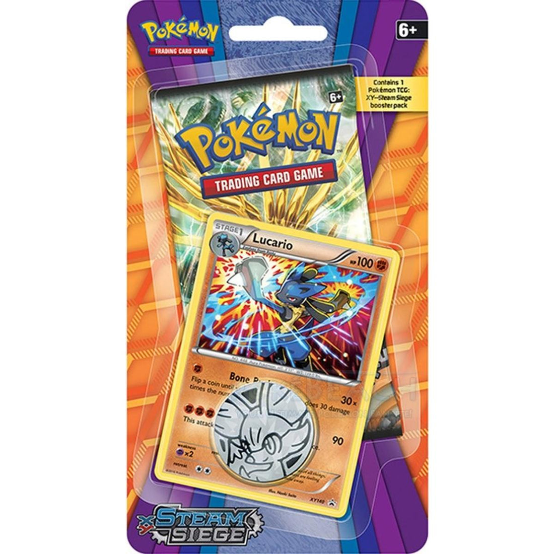 Steam Siege Single Pack Blister [Lucario]