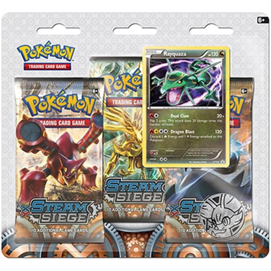 Steam Siege 3 Pack Blister [Rayquaza]