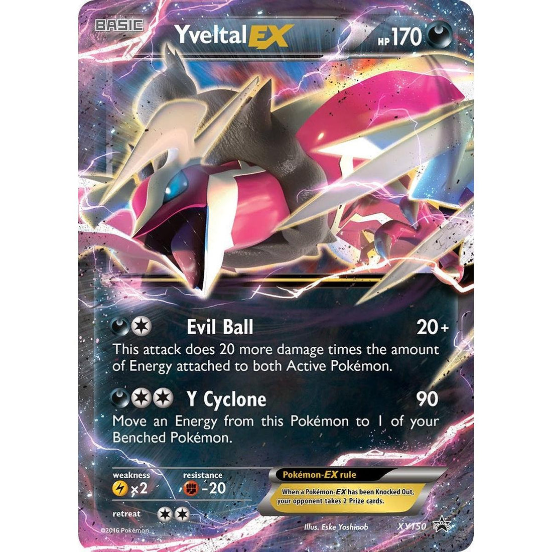 Yveltal EX - XY150 (Shiny)