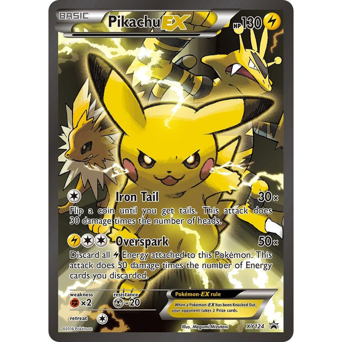 Pikachu EX - XY124