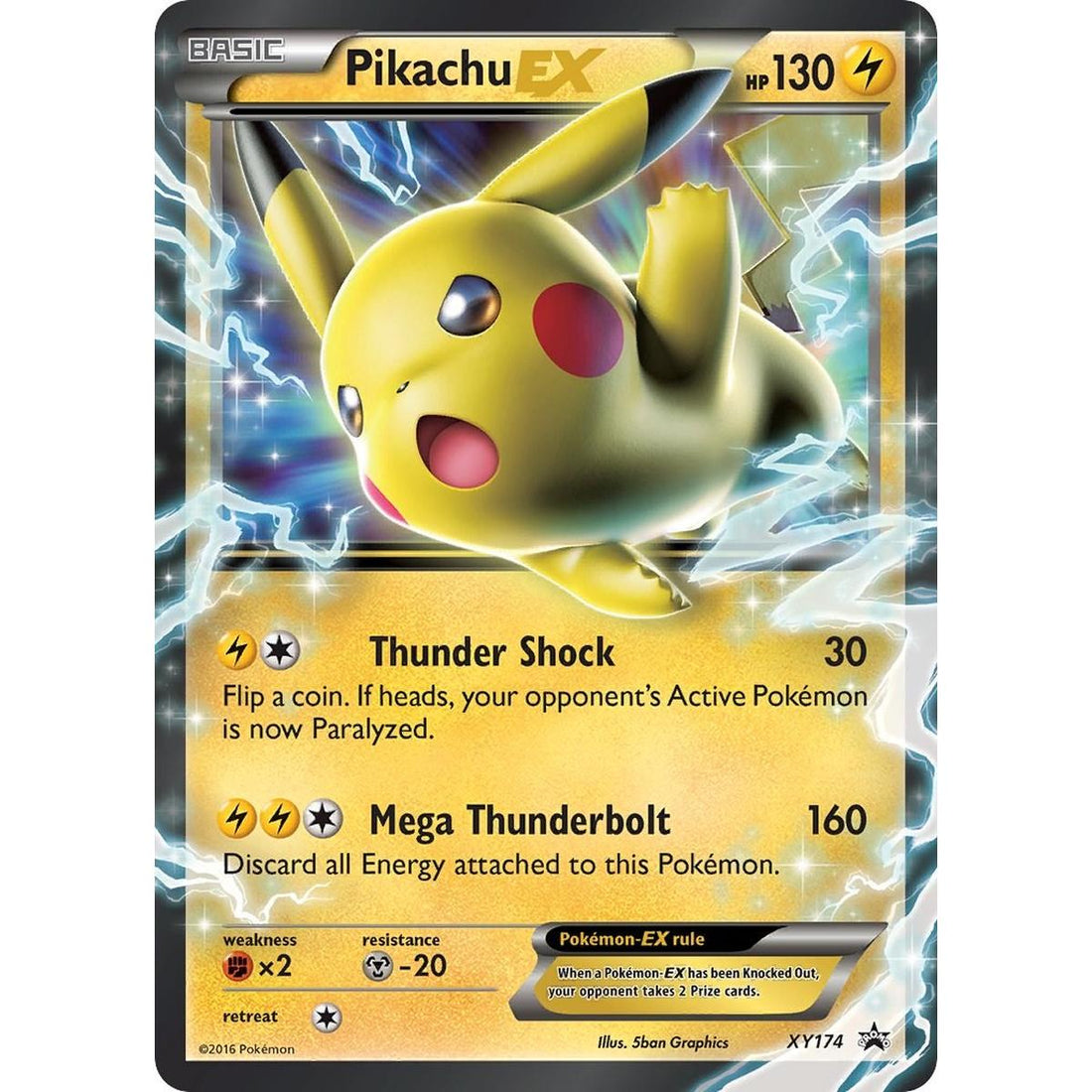 Pikachu EX - XY174