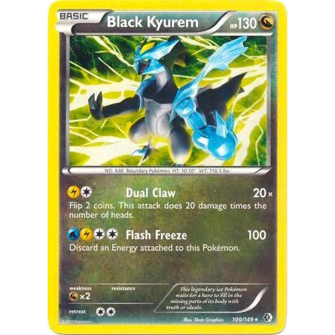 Black Kyurem - 100/149 (BW Boundaries Crossed)