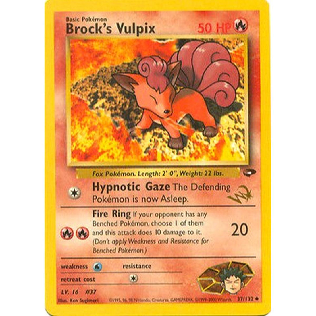 Brock's Vulpix [W Stamped]