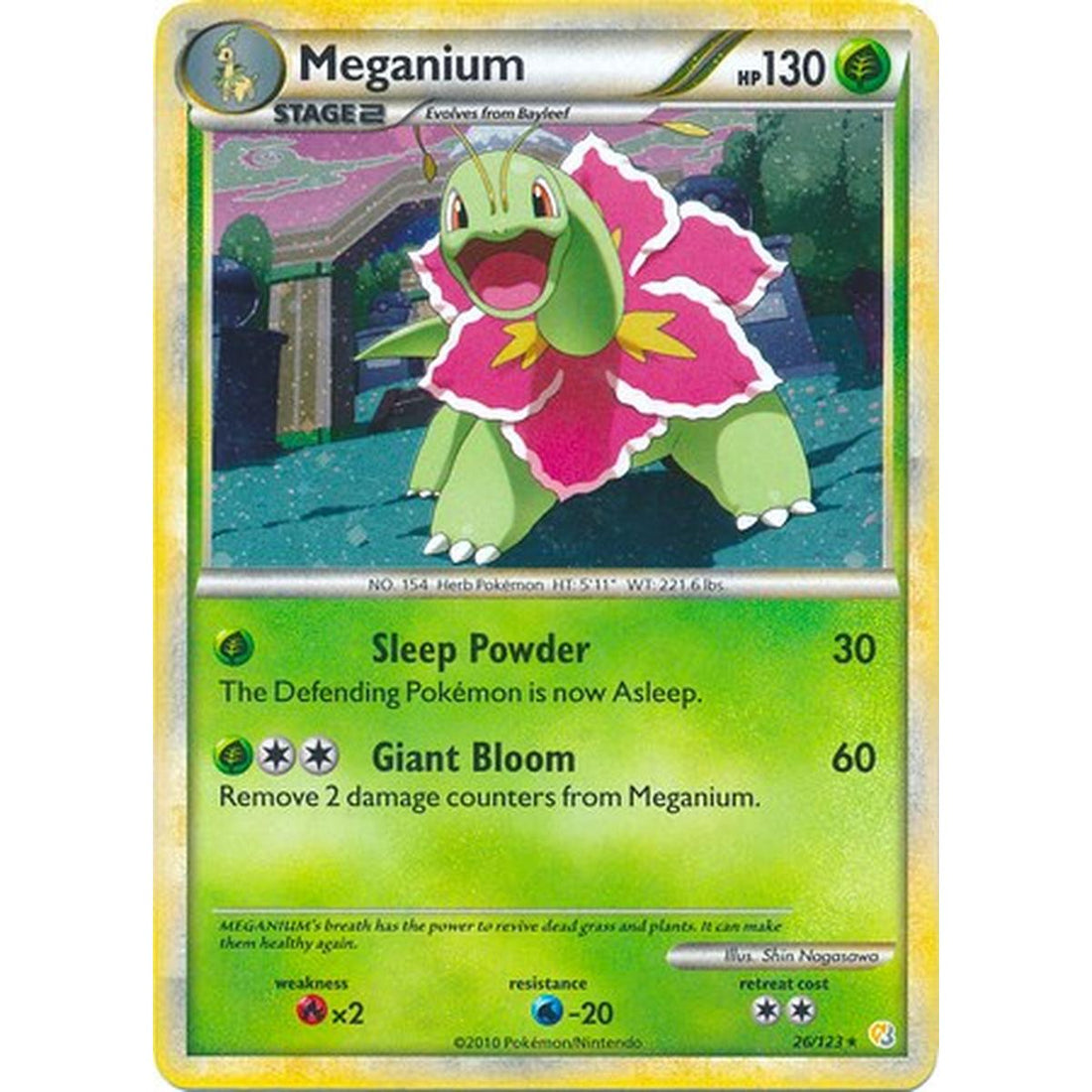 Meganium - 26/123 (Cosmos Holo)