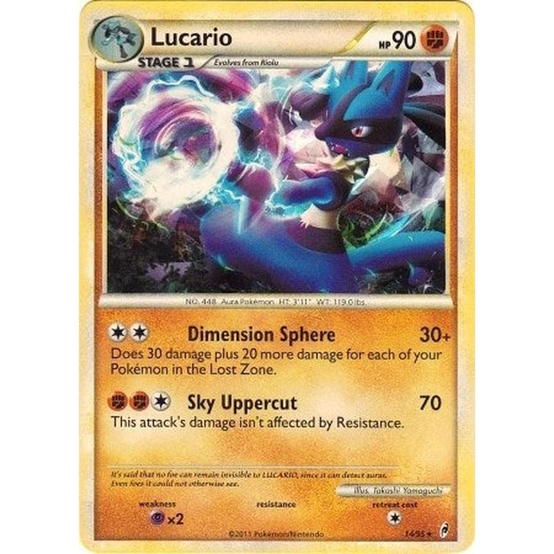 Lucario - 14/95 (Cracked Ice Holo)