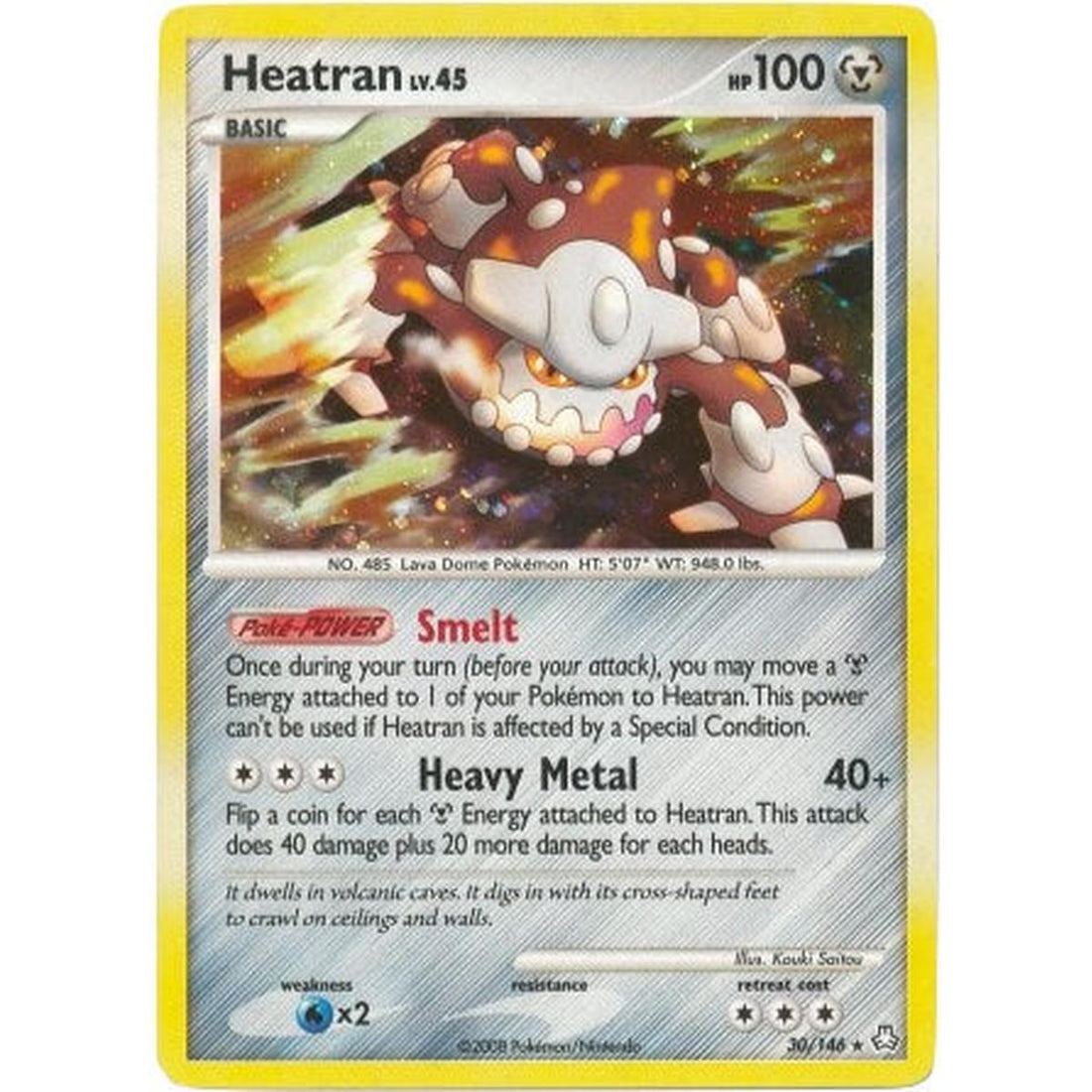 Heatran - 30/146 (DP Legends Awakened)
