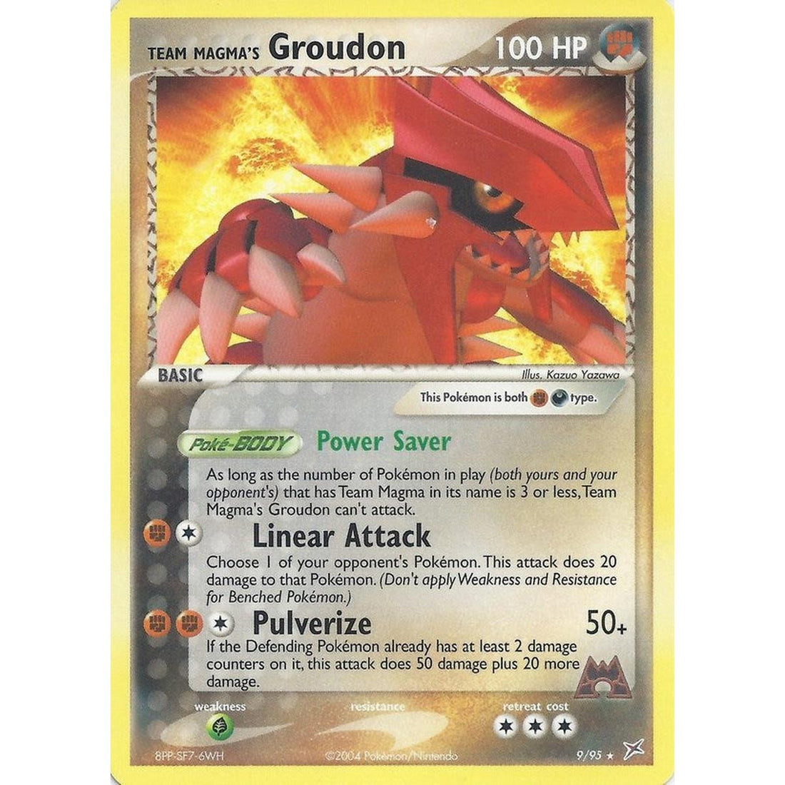 Team Magma's Groudon - 9/95 (EX Team Magma vs Team Aqua)