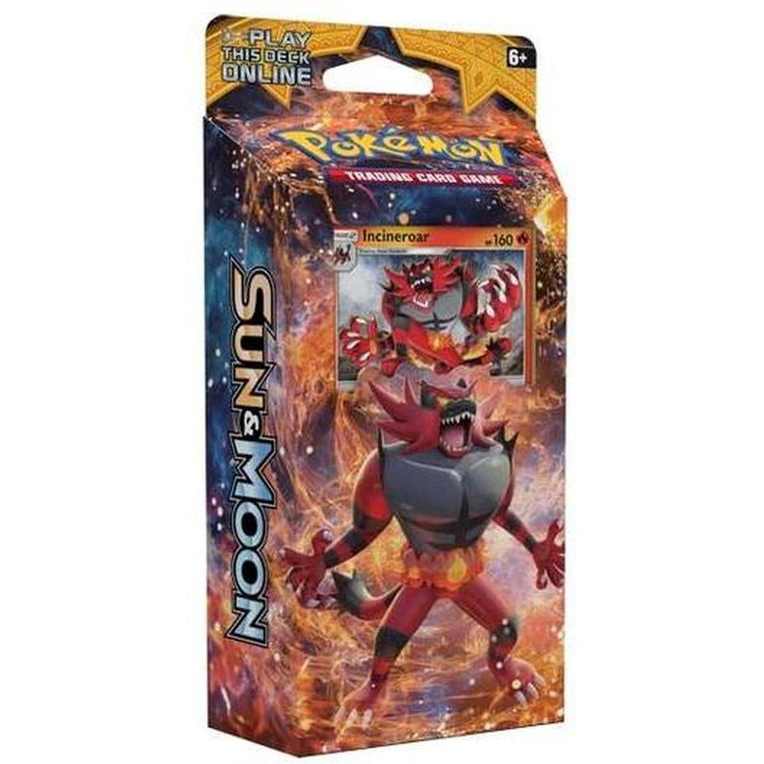 Sun & Moon Base Set Theme Deck - "Roaring Heat" [Incineroar]