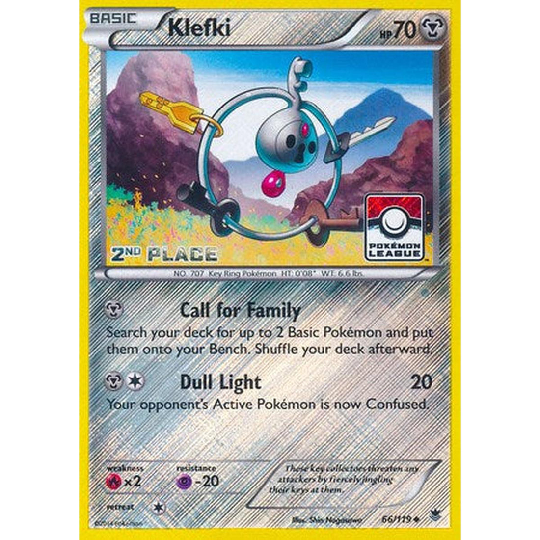 Klefki - 66/119 (Pokemon League) [2nd Place]