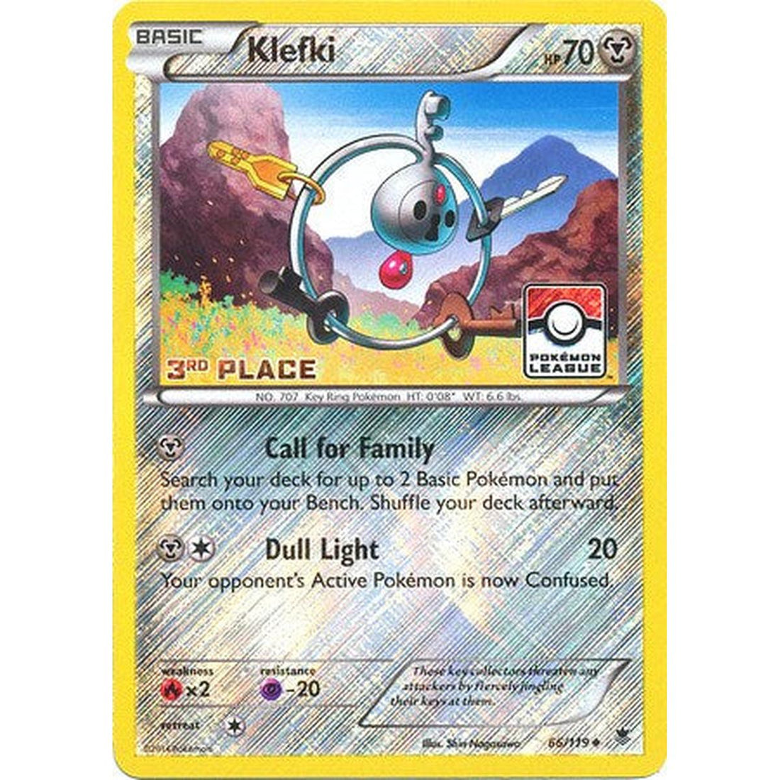 Klefki - 66/119 (Pokemon League) [3rd Place]