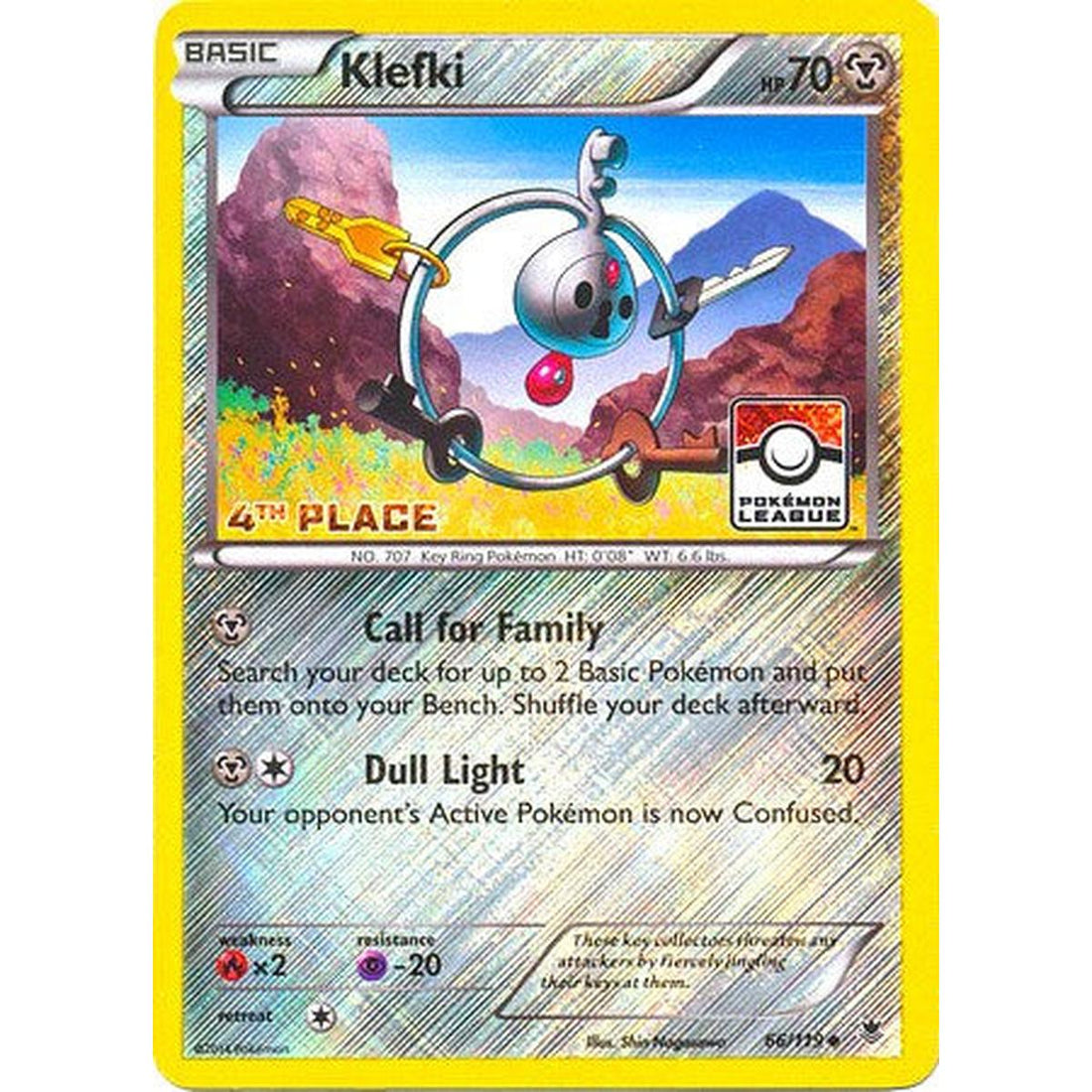 Klefki - 66/119 (League Promo) [4th Place]