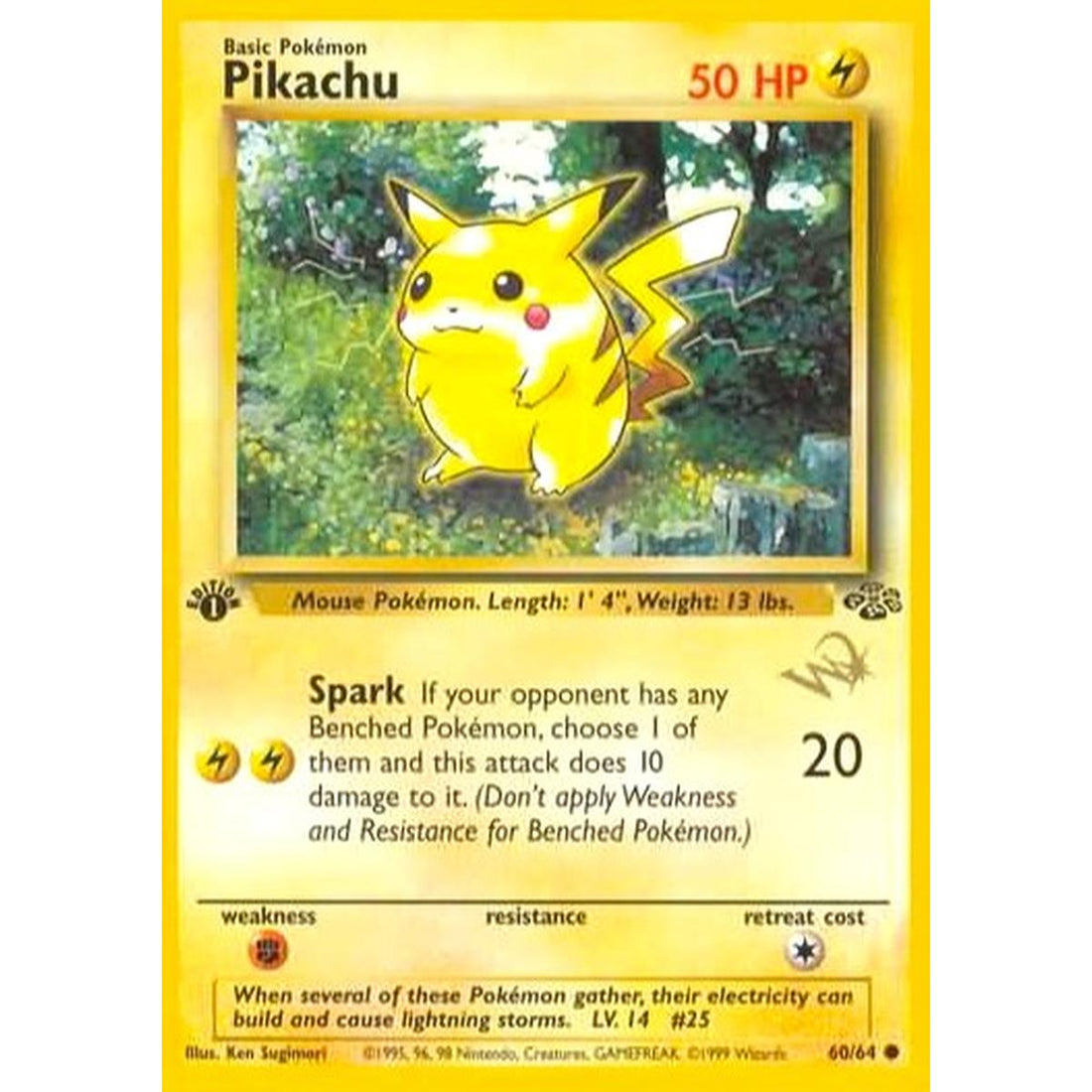 Pikachu [W Stamped]