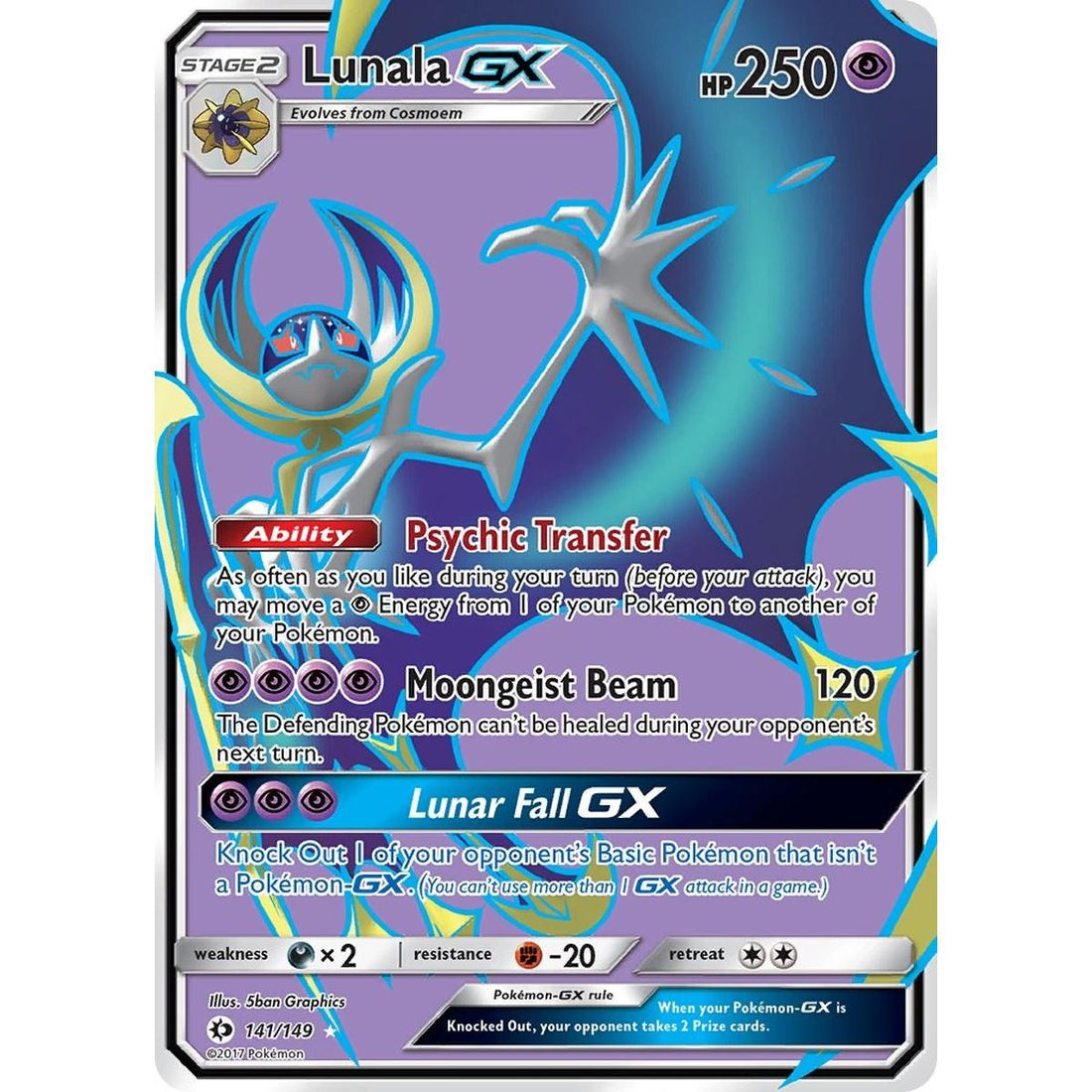 Lunala GX (Full Art)