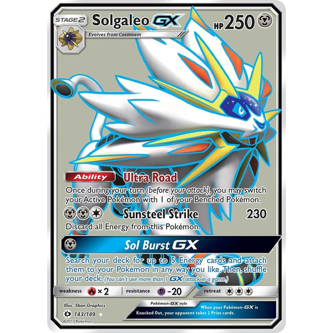 Solgaleo GX (Full Art)