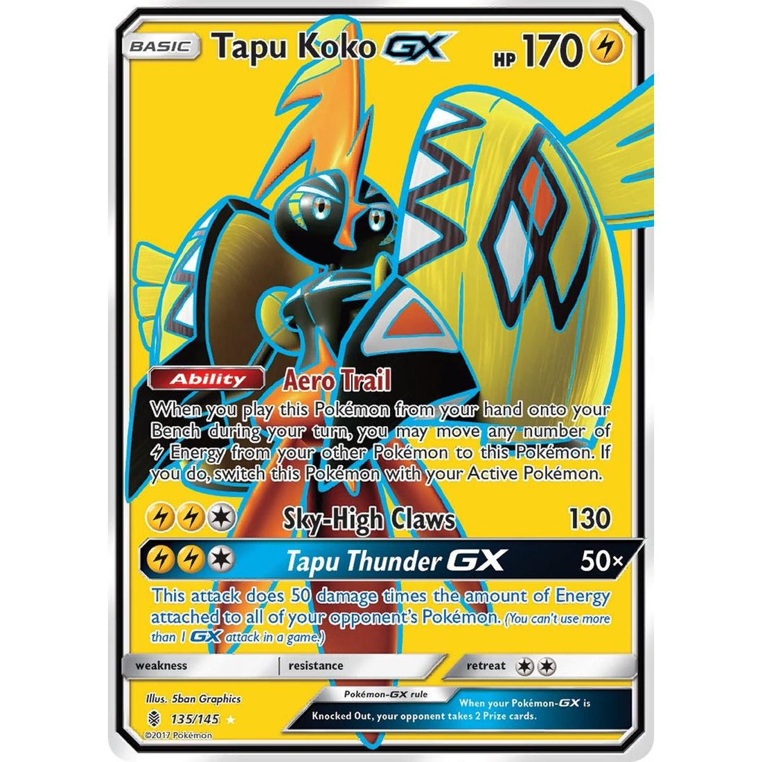 Tapu Koko GX (Full Art)