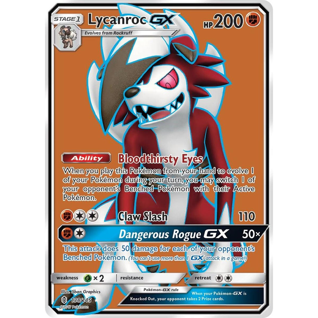 Lycanroc GX (Full Art)