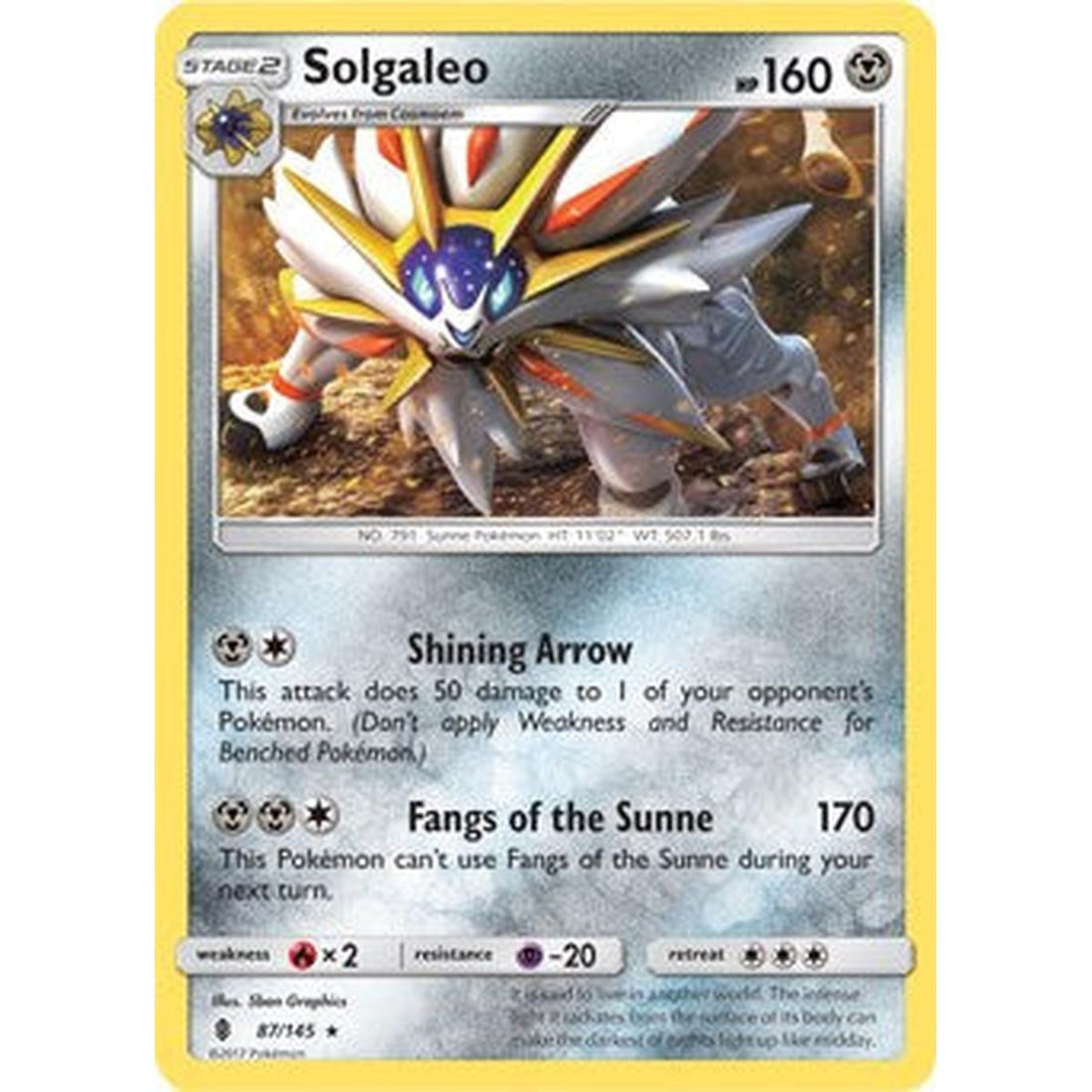 Solgaleo - 87/145 (SM Guardians Rising)