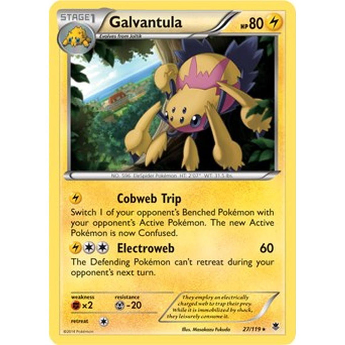 Galvantula - 27/119 (XY Phantom Forces)