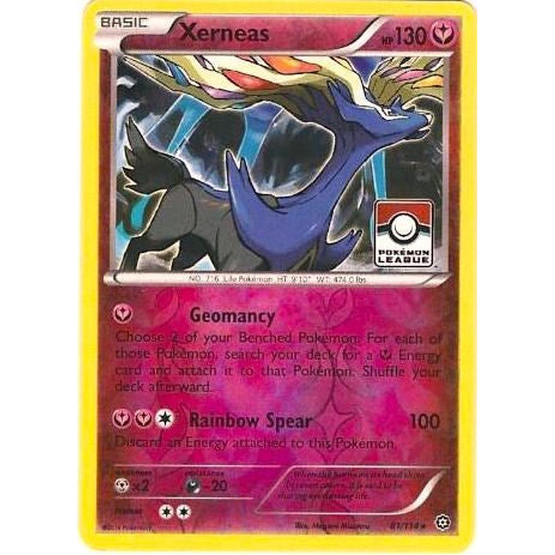 Xerneas - 81/114 (Pokemon League)