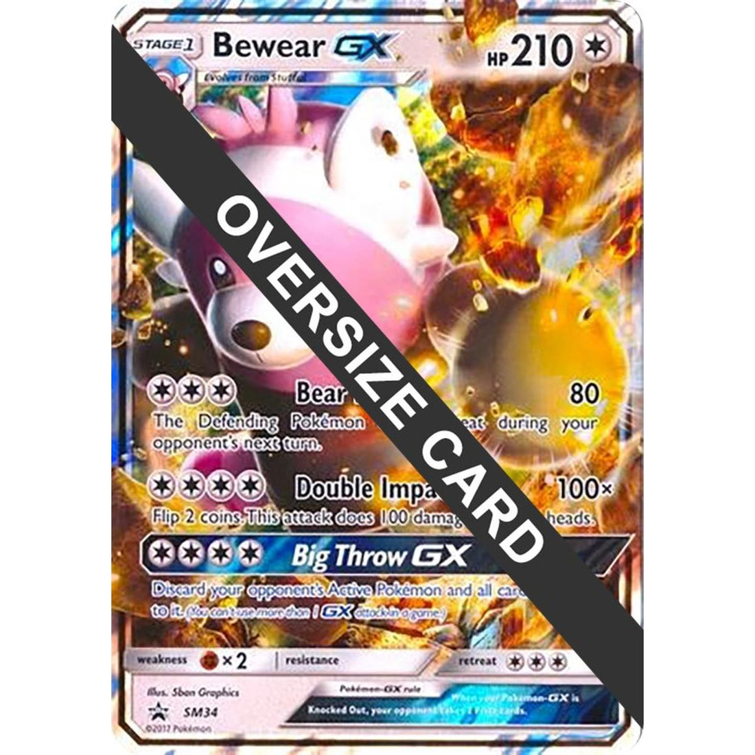 Bewear GX - SM34 (Black Star Promos)