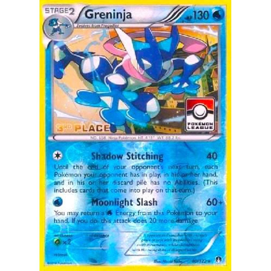 Greninja - 40/122 (Pokemon League) [3rd Place]
