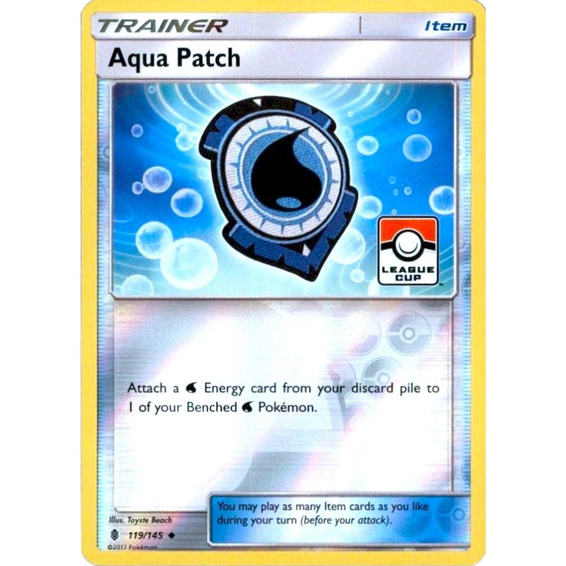 Aqua Patch - 119/145 (League Cup)