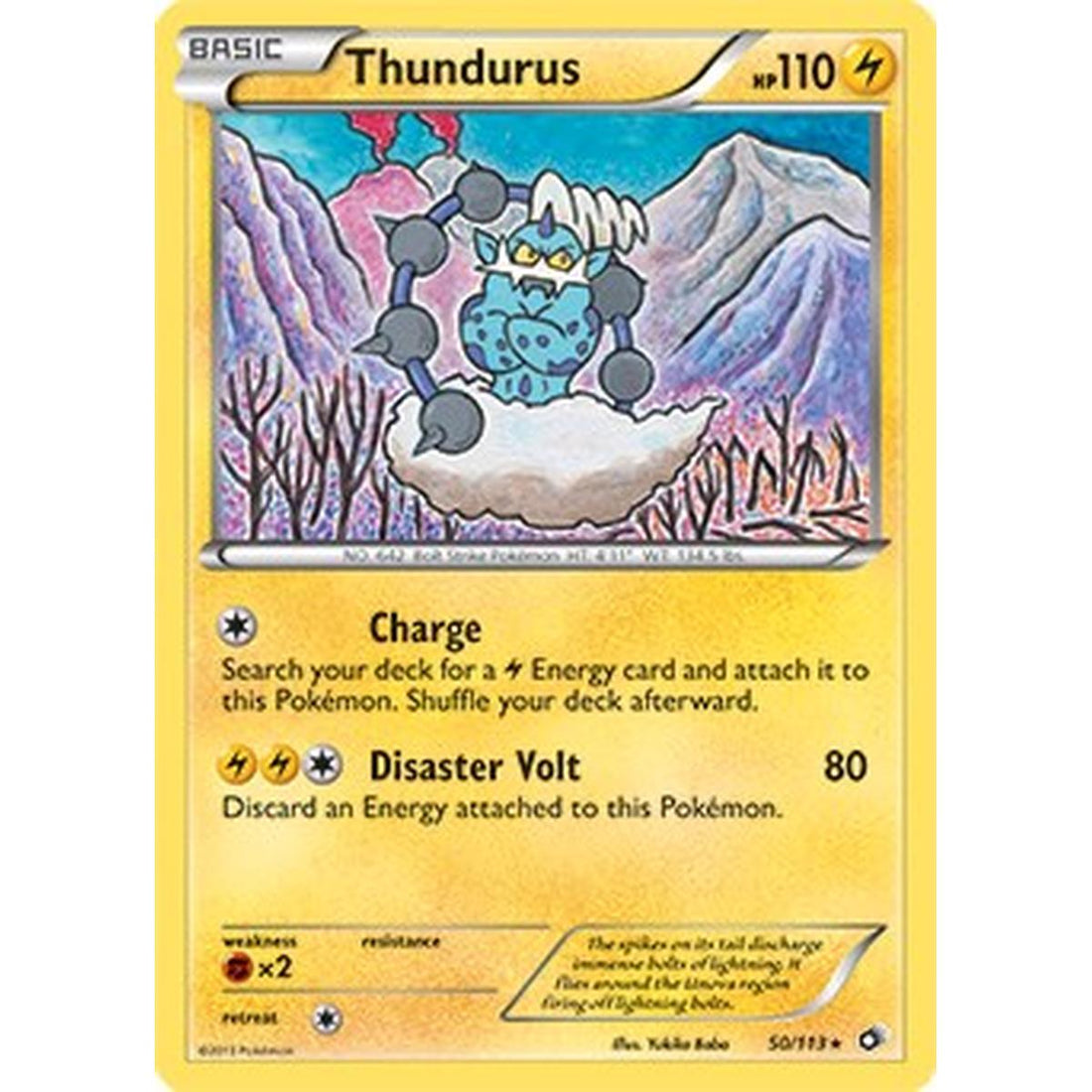 Thundurus - 50/113 (BW Legendary Treasures)