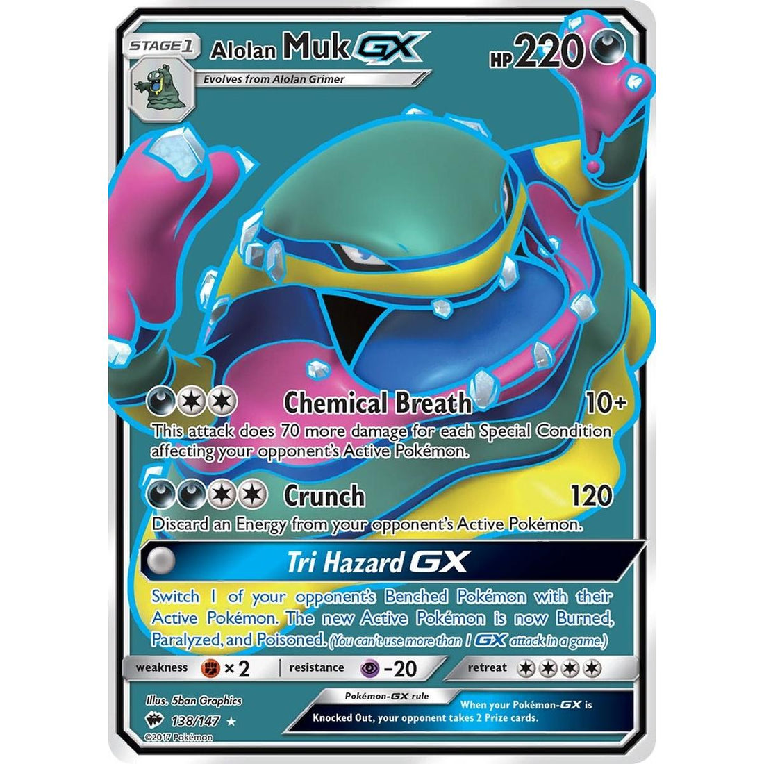 Alolan Muk GX (Full Art)