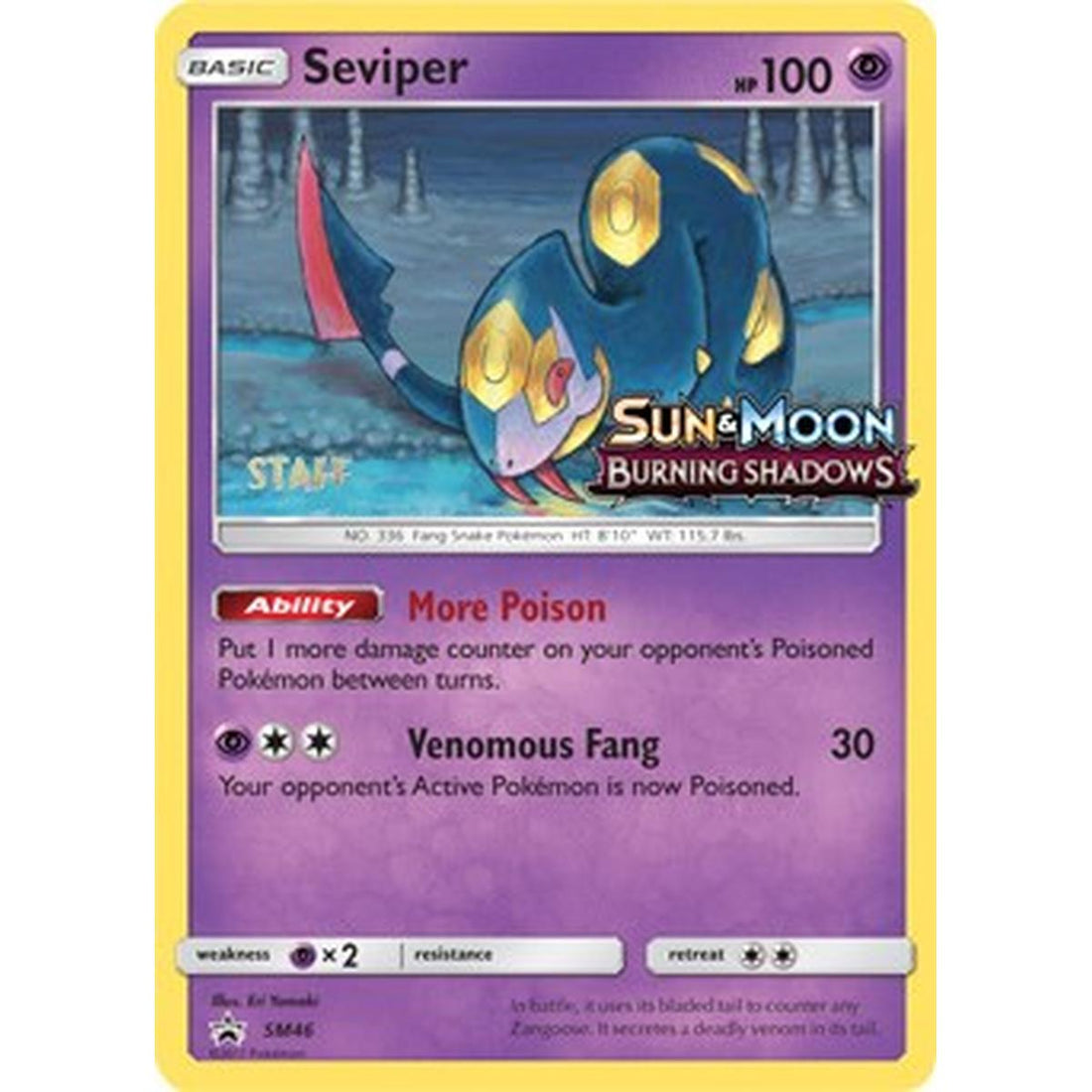 Seviper - SM46 (Prerelease) [Staff]