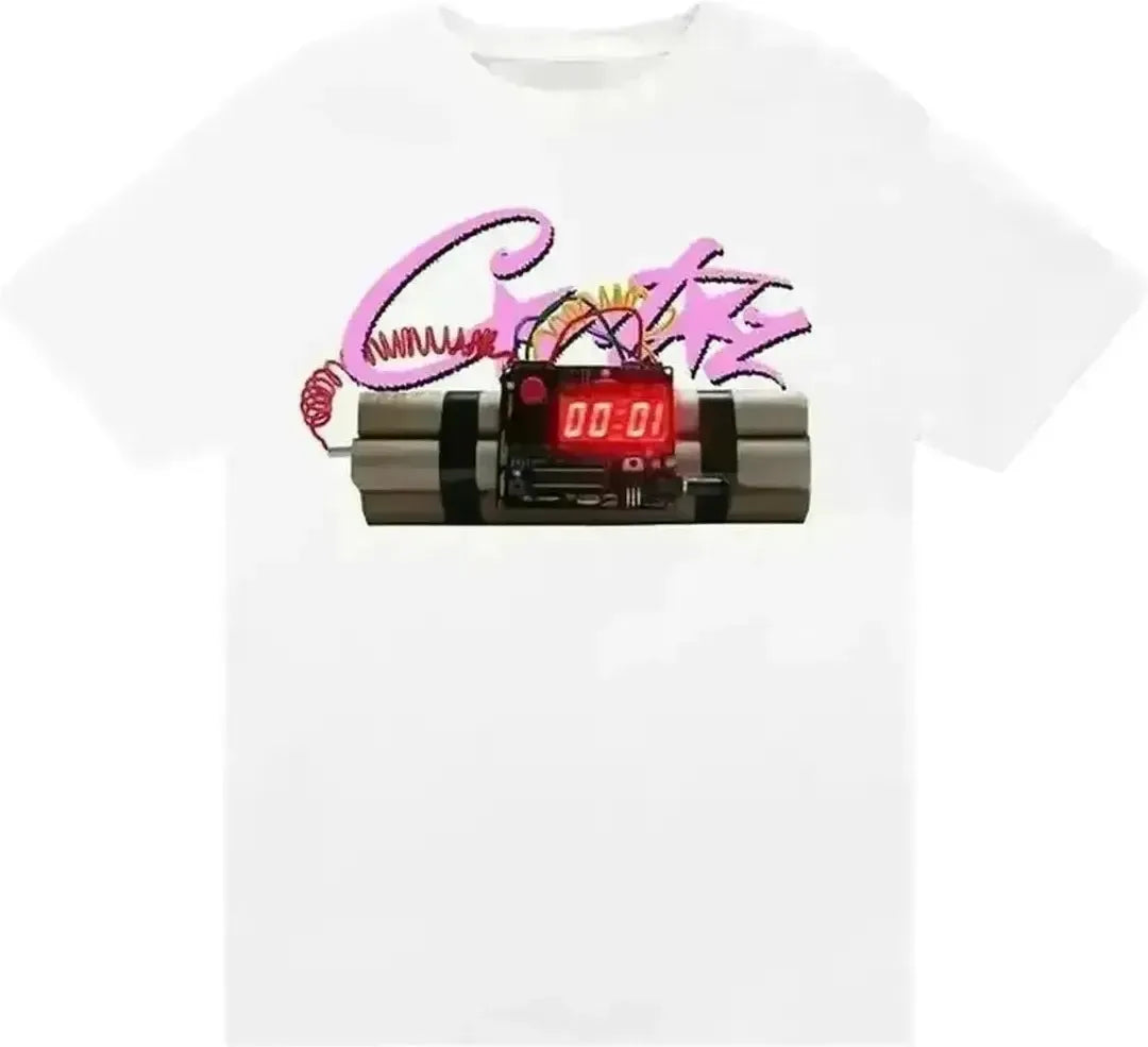 Corteiz No Time 4 Luv Tee White