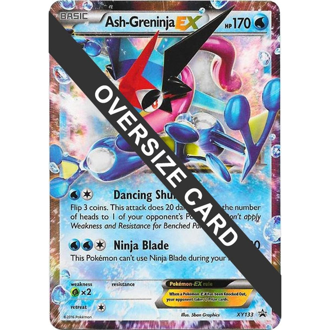Ash-Greninja EX - XY133 (XY Black Star Promos)