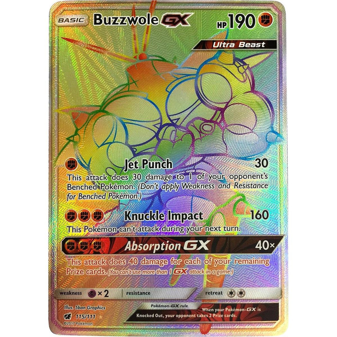 Buzzwole GX (Secret)
